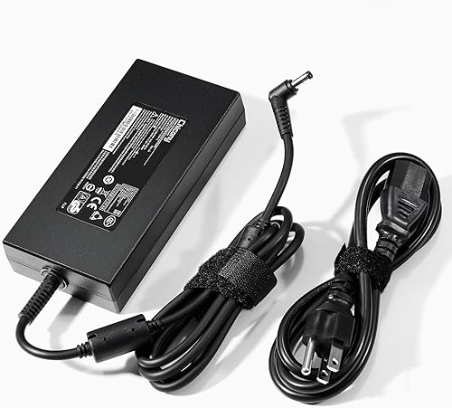 Cargador de CA de 230 W para MSI GS65 GS66 Stealth Laptop 230 W Gigabyte Aero 15 16 Gigabyte A5 A7 Aorus 15G 15P Cargador, Chicony A17-230P1A