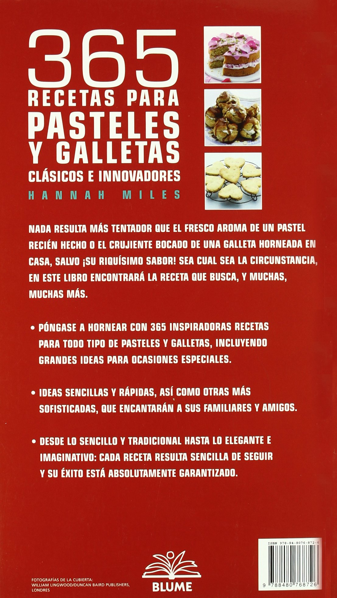 365 recetas para pasteles y galletas : clásicos e innovadores