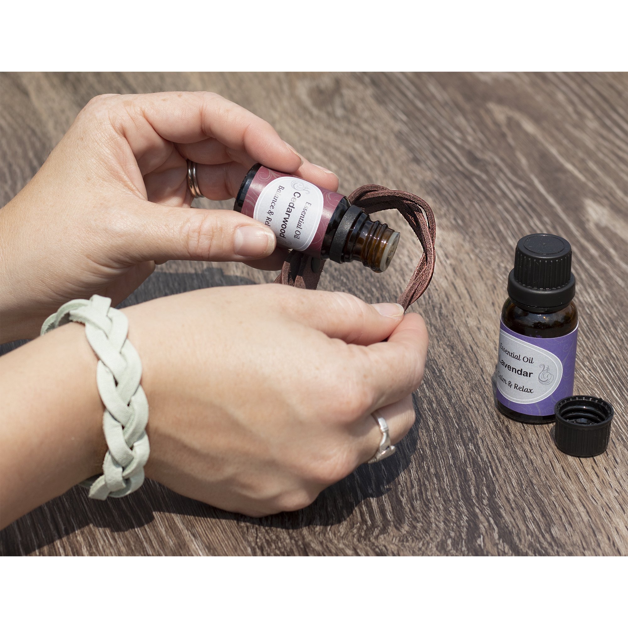 Silver Creek Silver Creek Leather Kit, Mystery Braid Bracelets (CS413608),Brown - Image 5