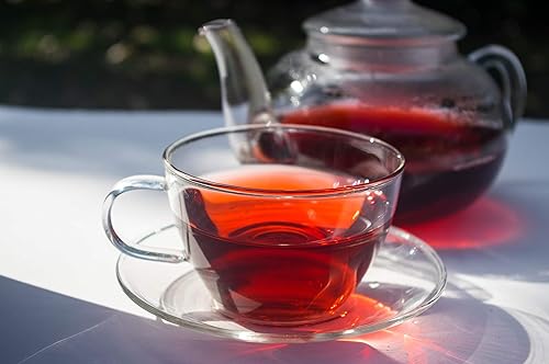 Miniatura 8 de Flores de hibisco de acedera (2 x 3 onzas), té de hierbas entero, 6 onzas, 100% natural seco crudo, sin OMG, vegano, inspeccionado por la USFDA,