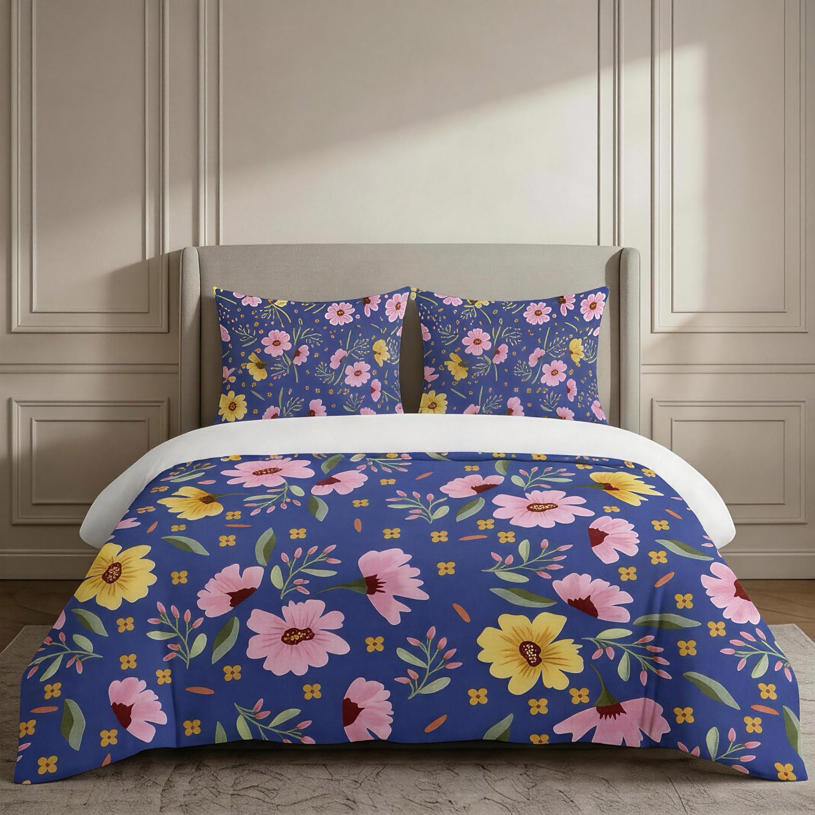 Housse de couette 135x200 facile à repasser pour un lit simple toujours impeccable