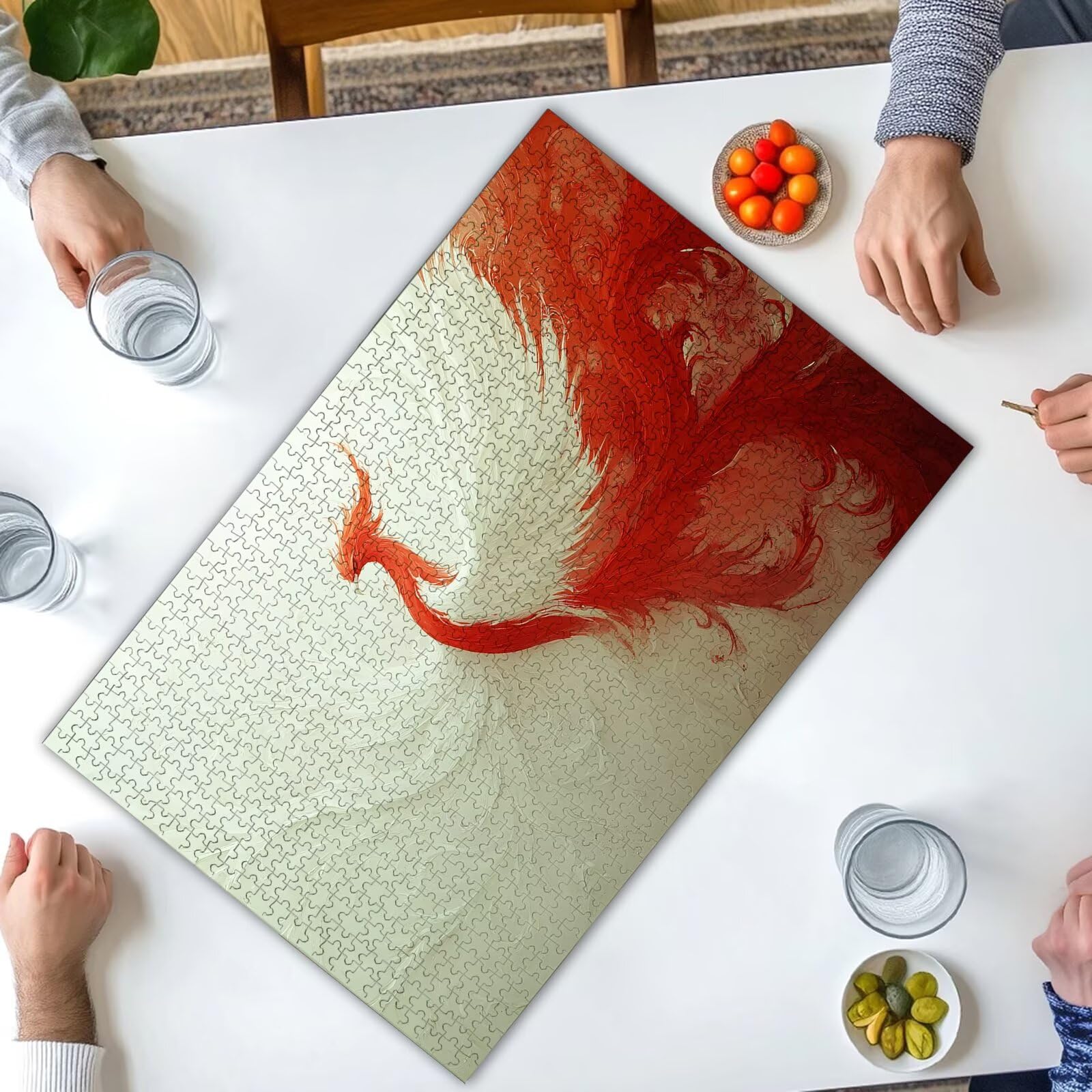 Puzzle Phénix 4000 Pièces Adultes, Puzzle 4000 Pièces pour Adultes et Enfants à Partir de 14 Ans, Animal Puzzles Bois de Qualité Supérieure avec Une Boîte d'emballage Exquise, Cadeau Femme, -3037