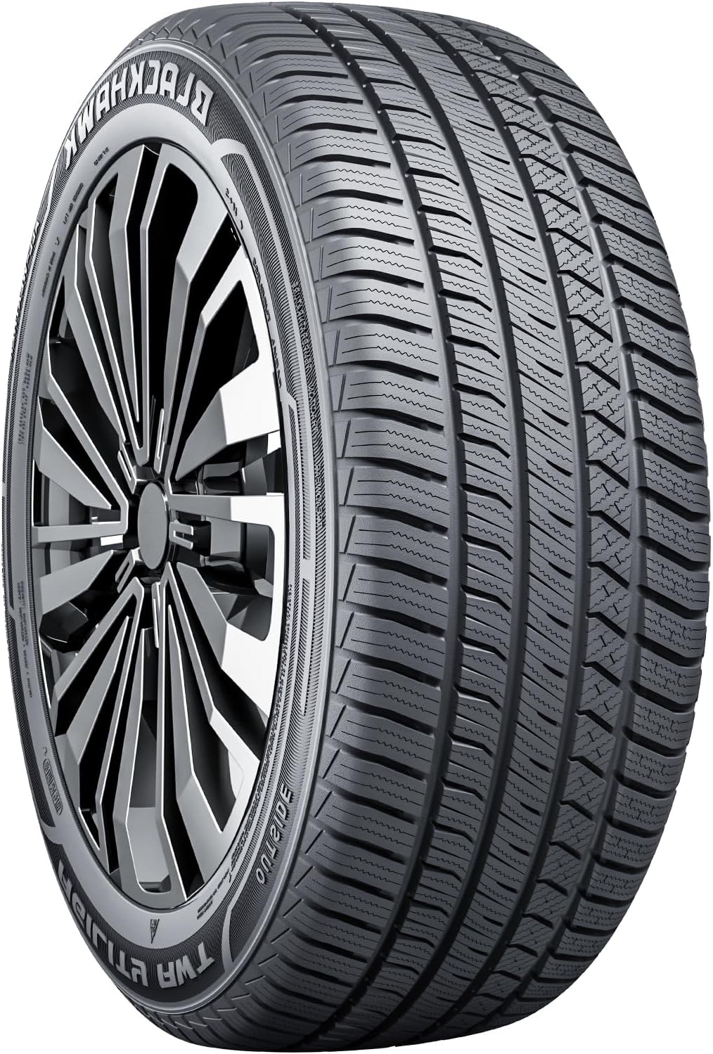 Blackhawk Agility AWT All-Weather Commercial Van Radial Tire-235/65R16 235/65/16 235/65-16 121/119R Load Range E LRE 10-Ply BSW Black Side Wall