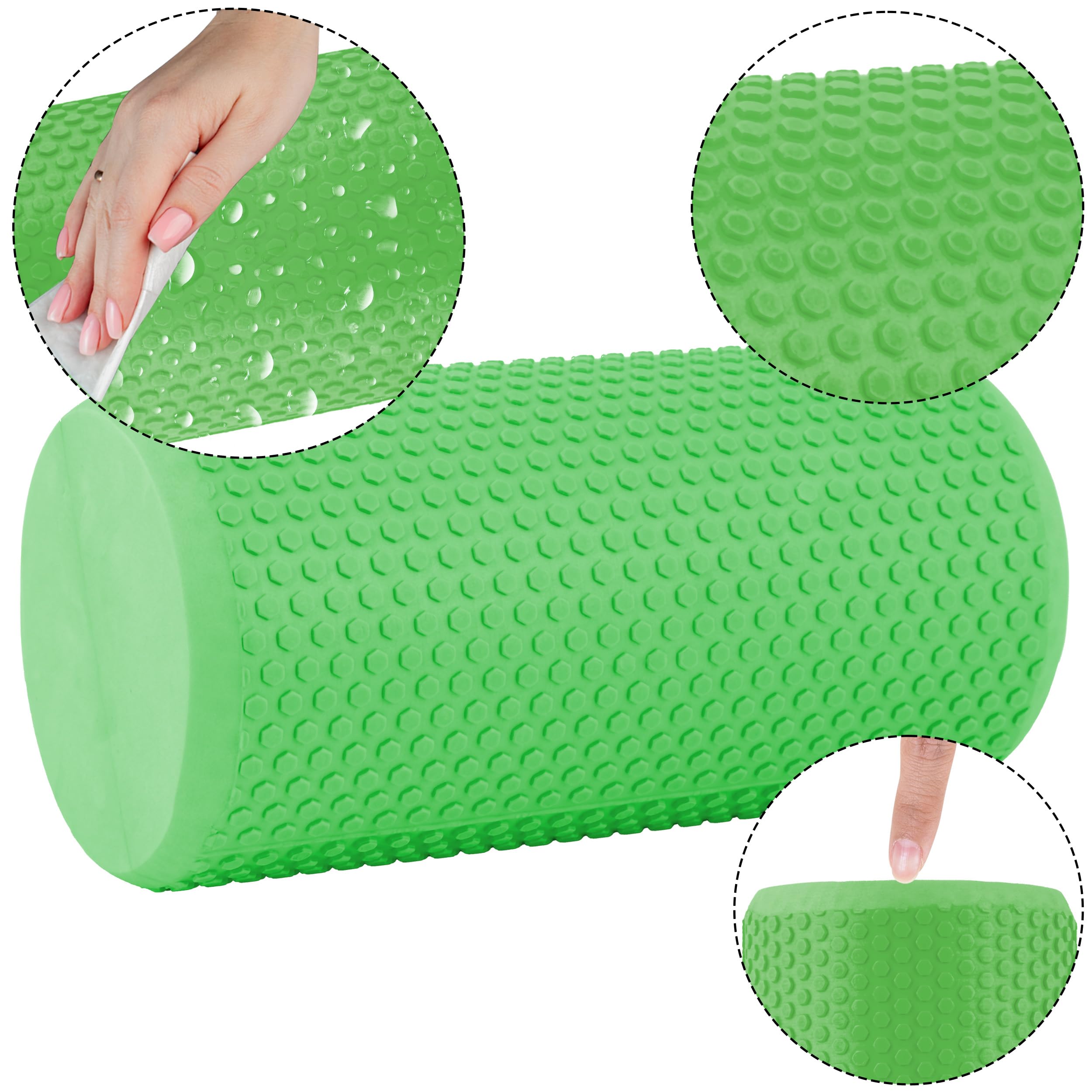 Neo-Sport Roller roler do masażu do ćwiczeń wałek crossfit masażer NS-963 zielony