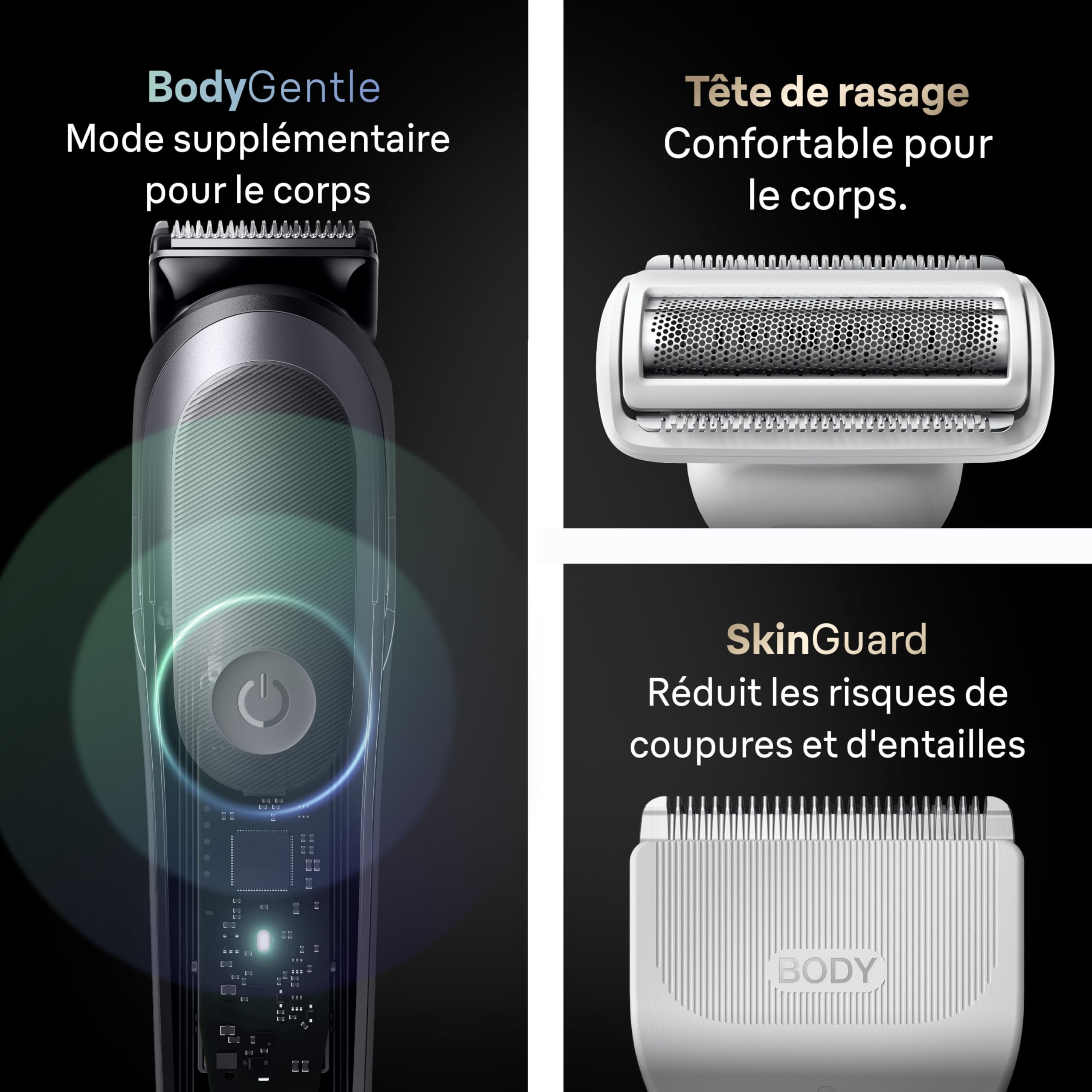 Braun Tondeuse Homme, Tout-en-Un Series 9 AIO9545 Gris