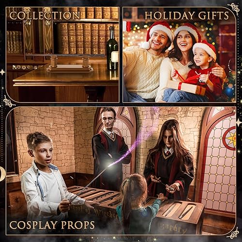 Miniatura 4 de Varita mágica de mago para niños, accesorios de disfraz de fiesta de cosplay, ramita