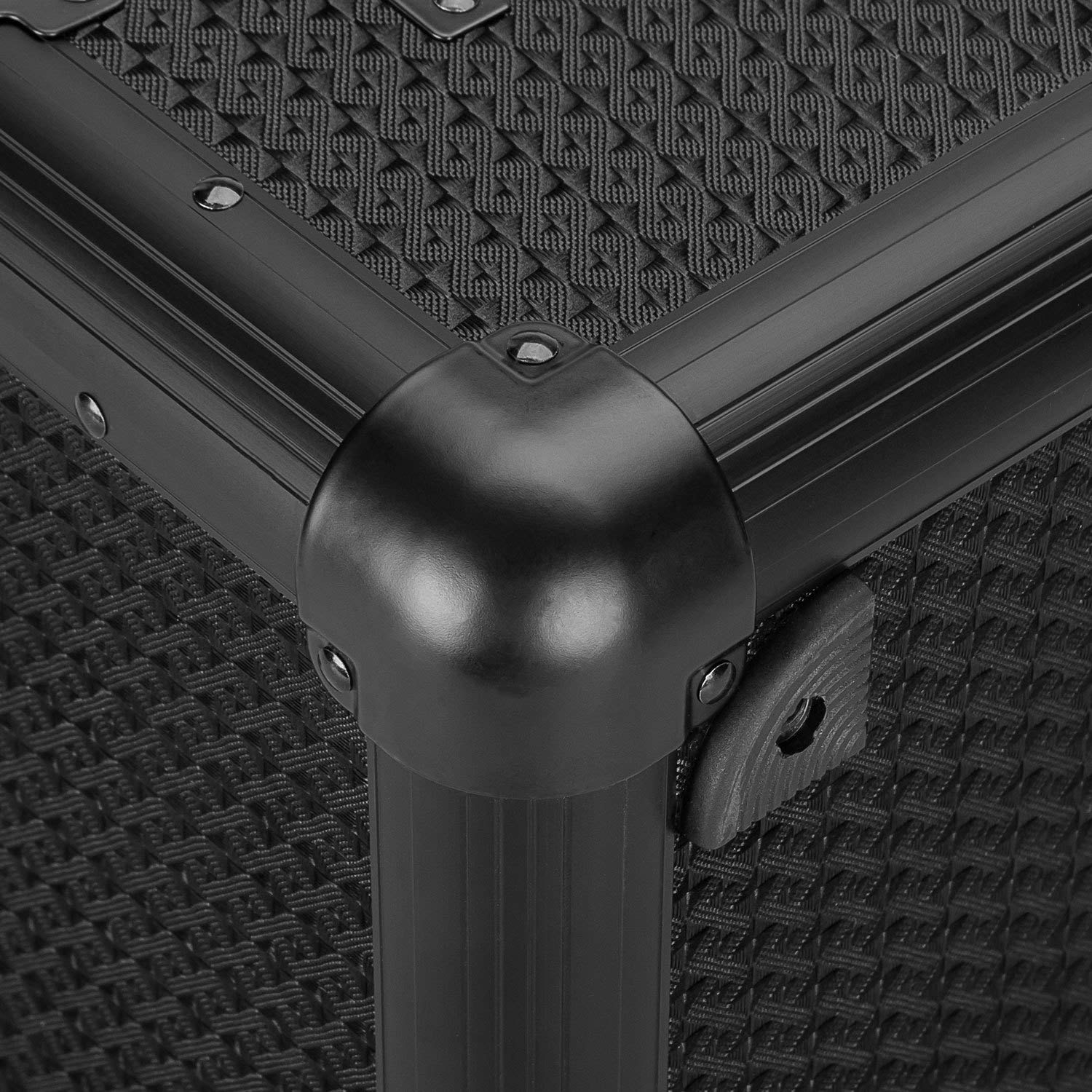 anndora Beauty Case Kosmetikkoffer - Stilvoller Schmuckkoffer mit Aluminiumrahmen, verstellbare Fächer, abschließbar für Make-up & Schmuck