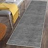 Runner Rug for Hallway Long Non-Slip 40 x 60 cm Grey Kitchen Runner Rug Runner for Kitchen Washable Carpet Runner Hallway Rug Kitchen Rug Dirt Trapper Mat for Entrance Living Room Bedroom