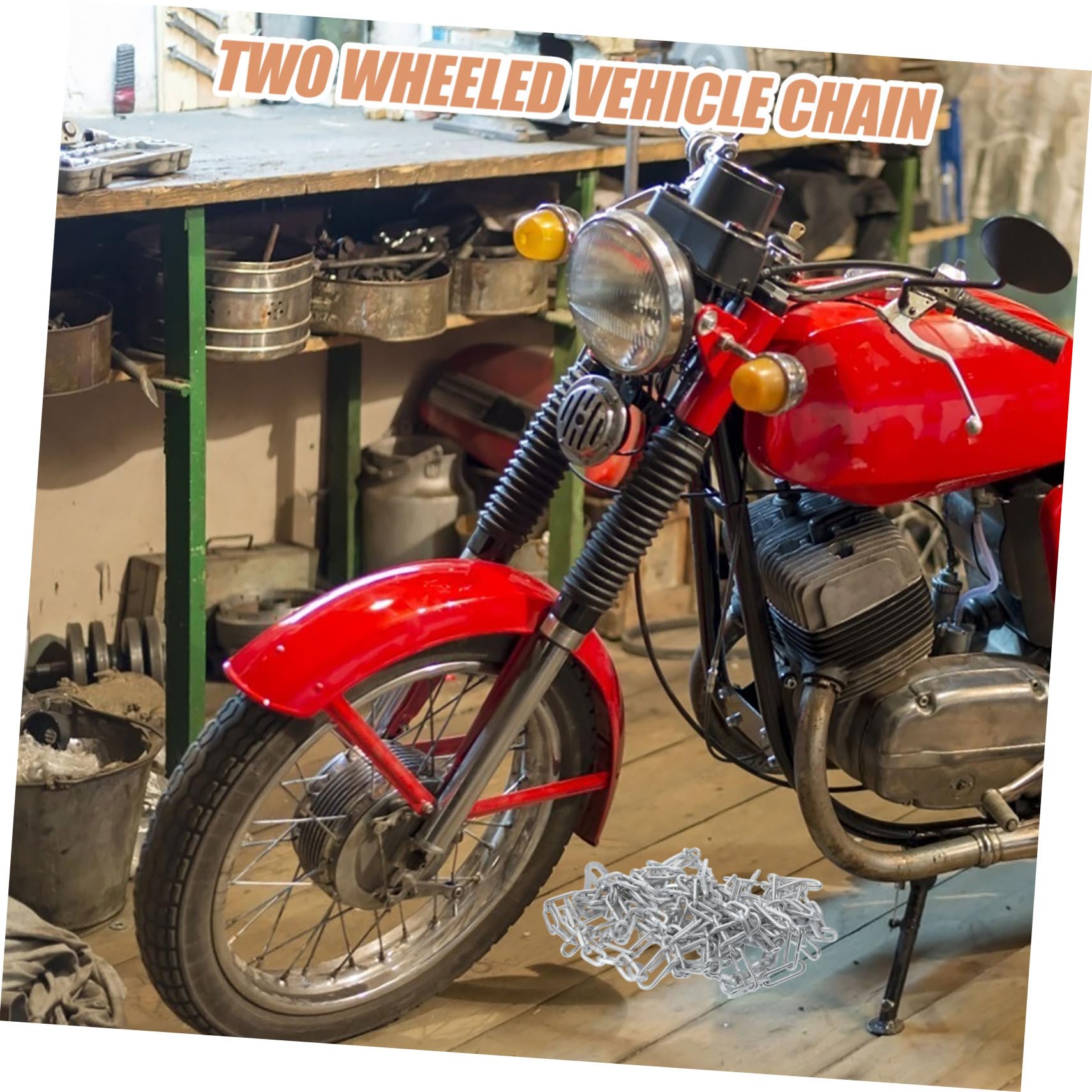 Mikinona -skid Tire Chain for Electric Snow Chains for Scooter Mud Easy Installation Traction Thick Reinforced Design for Snow Slippery