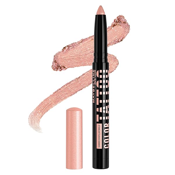 MAYBELLINE Color Tattoo Longwear Multi-Use Eye Shadow Stix, Eye Makeup, I am Inspired (Rose Gold Shimmer)