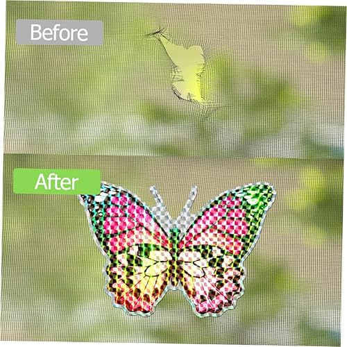 Miniatura 5 de Artibetter 24 pares de calcomanías magnéticas de mariposa para decoración de espejo, calcomanías 3D, pantallas magnéticas, mariposas decorativas