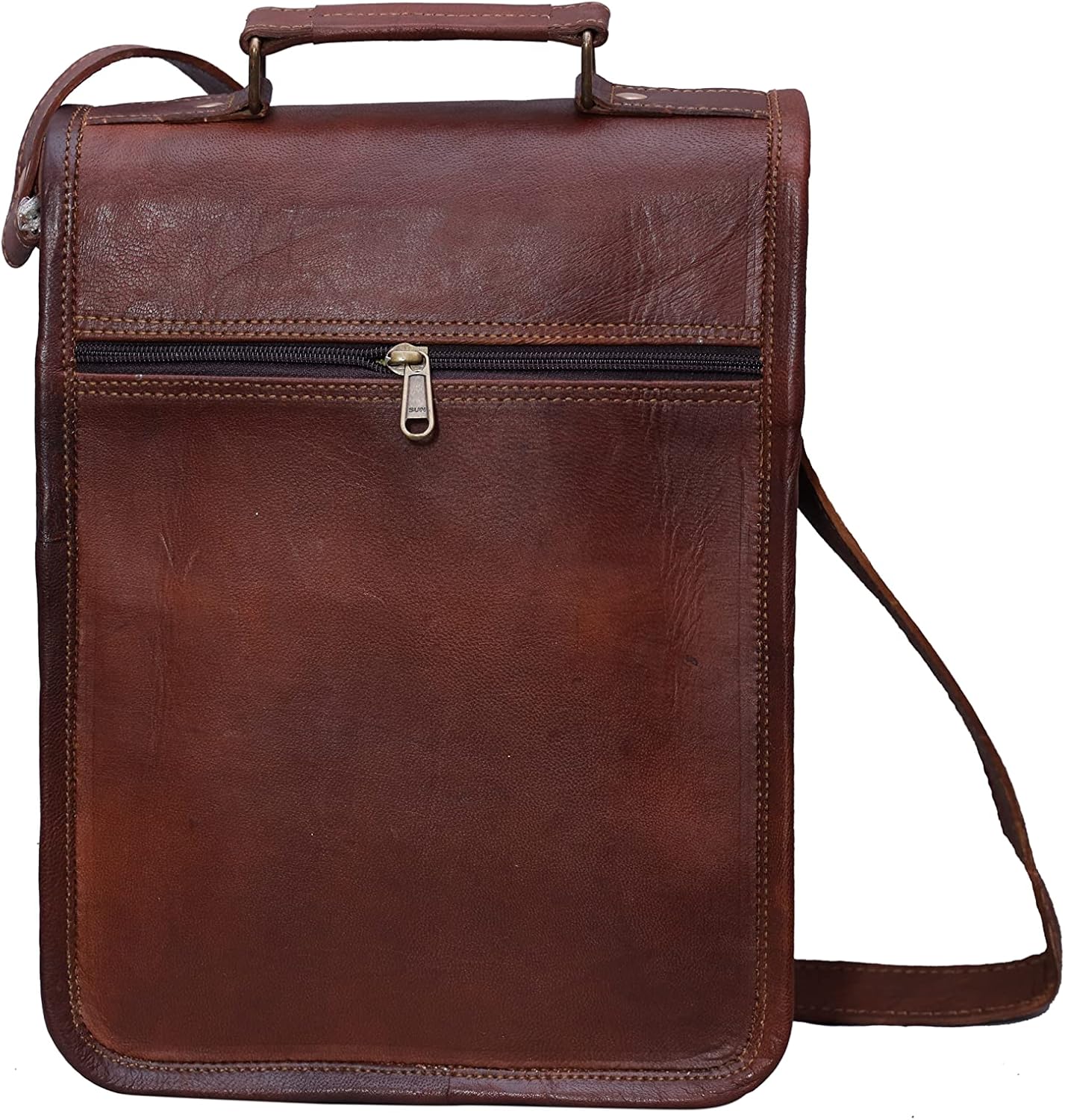 Laptop Messenger Bag for men and women Messenger Bags for Best Office School College Satchel Bag,Brown : Electronics