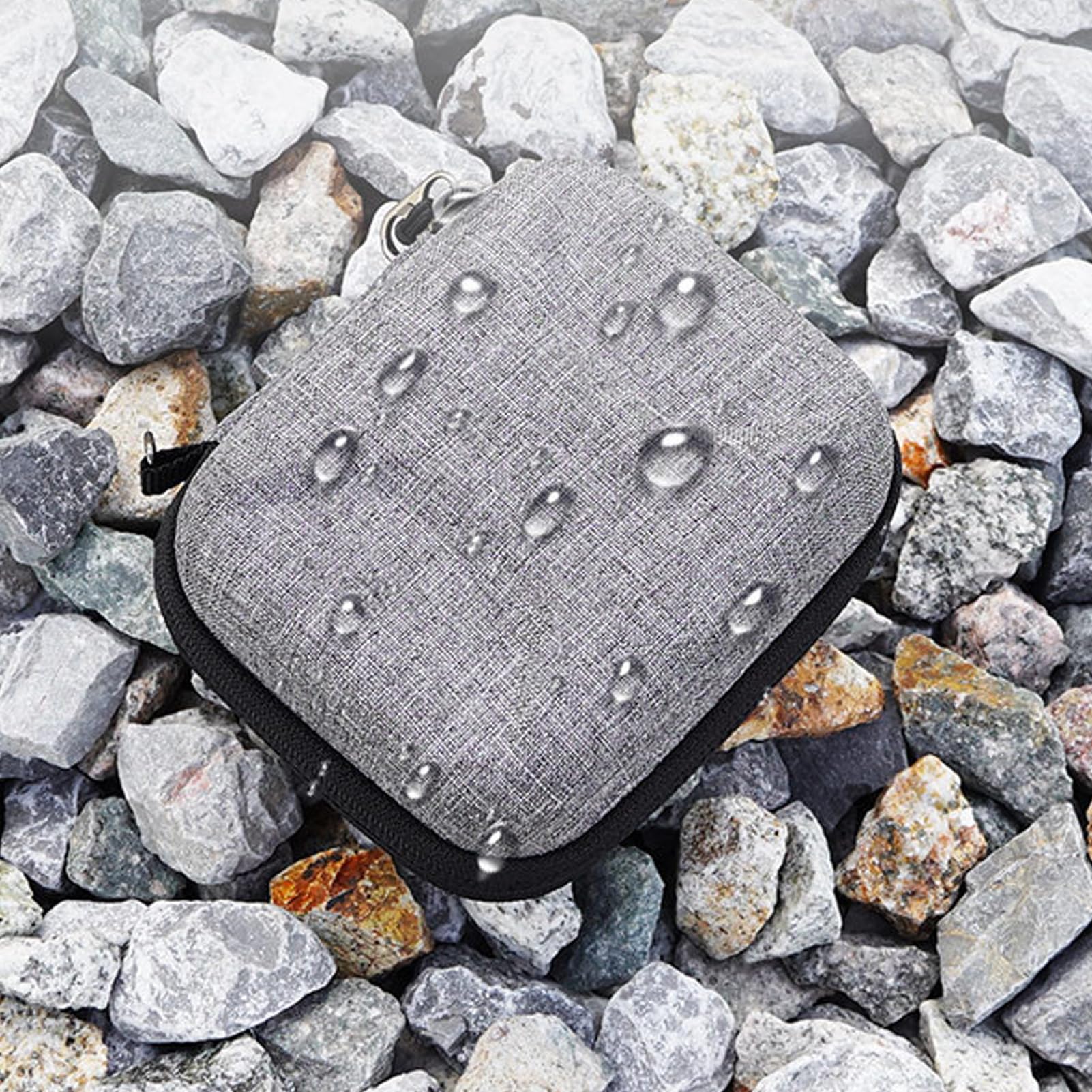 Acouto Accordion Design Lens Filter Pouch Case, Professional EVA Shockproof Camera Filter Storage Bag for CPL ND Lens, 8 Pieces small square bag easy to carry