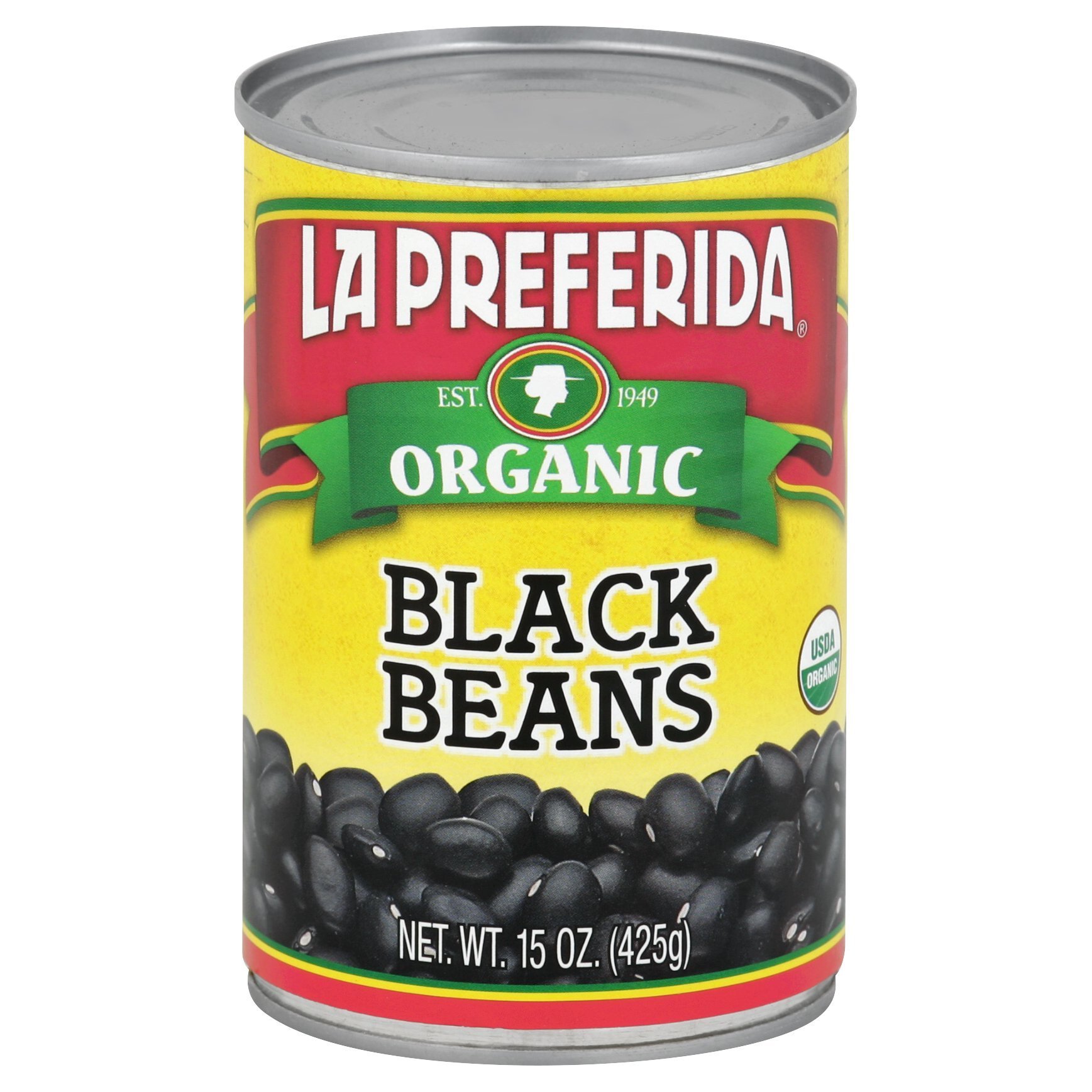 La Preferida Organic Black Beans, 15 oz