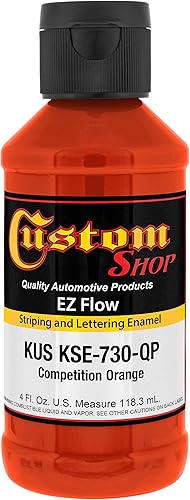 Miniatura 9 de Custom Shop KSE757-QP Triple Black - Pintura esmaltada EZ Flow a rayas y letras  4 onzas