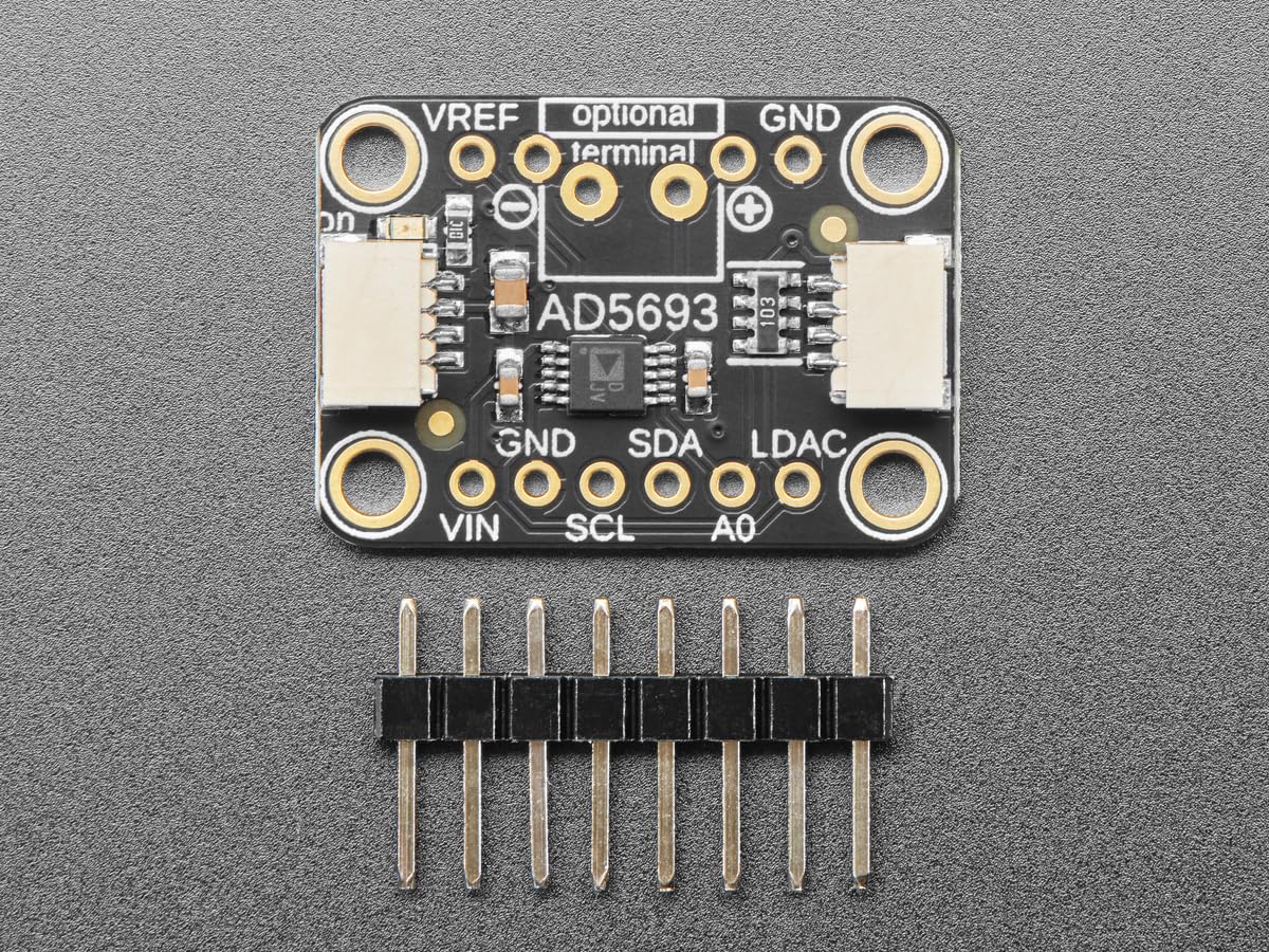 Adafruit AD5693R Breakout Board, convertisseur D/A 16 bits, DAC avec interface I2C, STEMMA QT/qwiic, 5811