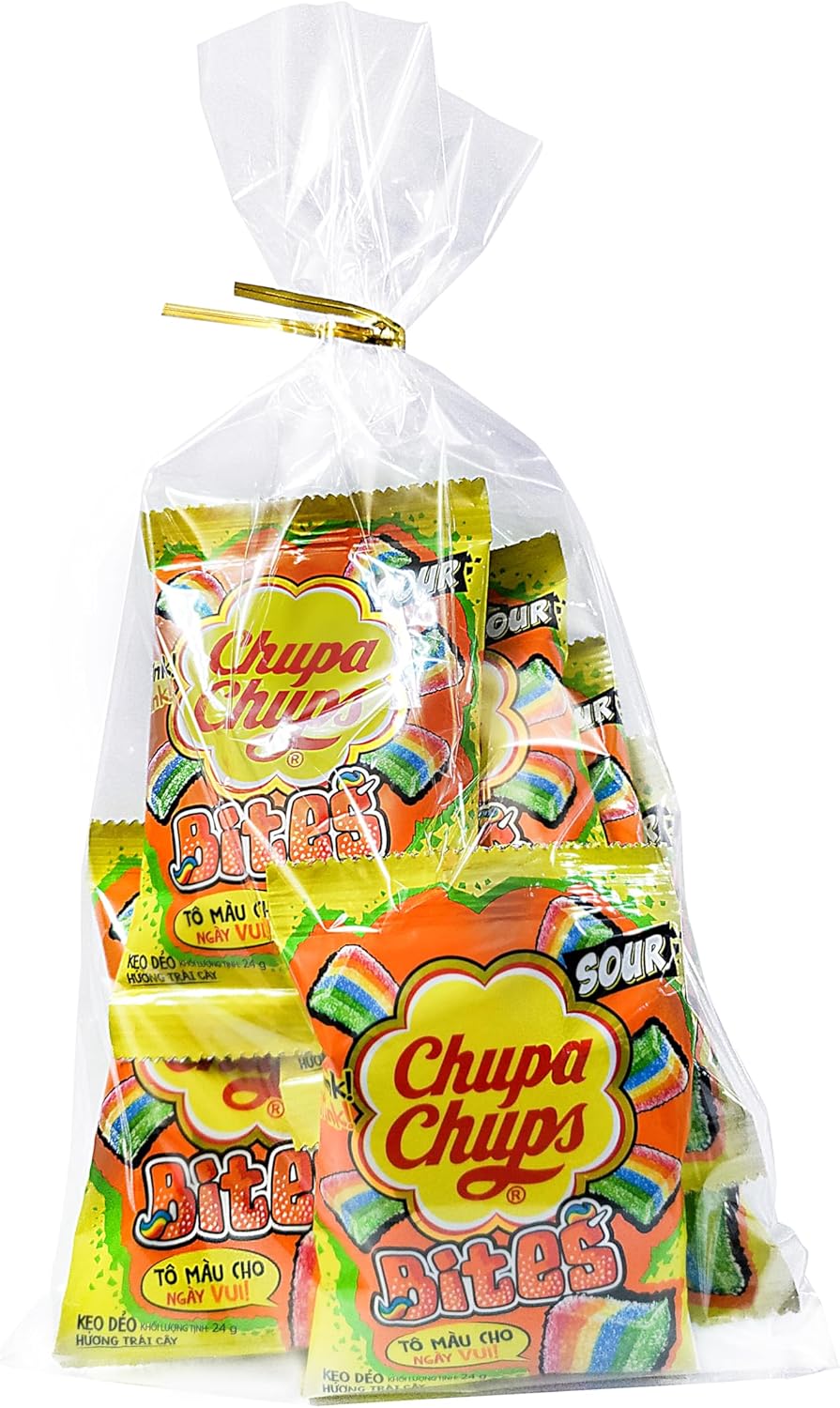 Wowfit 100 CT 7x13 Inches Clear Cellophane Gift Bags with 6" Gold Twist Ties – Large Cello for Cookies, Candies, Treats, Popcorn, Mugs, Party Favors, and Gift Wrapping – Sturdy & Food Safe Clear 7x13 Inch (Pack of 100)