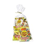 Wowfit 50 CT 7x13 Inches Clear Cellophane Gift Bags with 6 Gold Twist Ties - Large Cello Bags for Cookies, Candies, Treats, Popcorn, Mugs, Party Favors, and Gift Wrapping - Sturdy & Food Safe