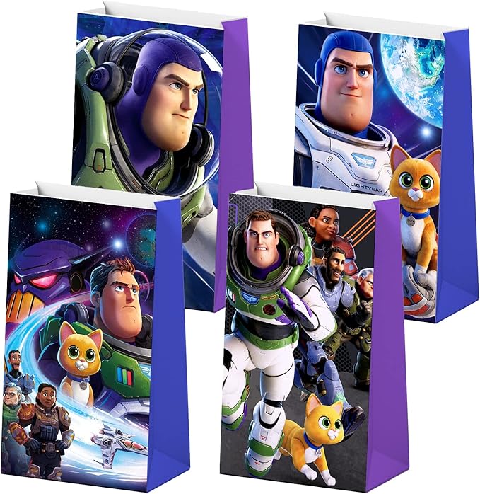 12 Pcs Buzz Lightyear Party Supplies Goodie Bags, Buzz