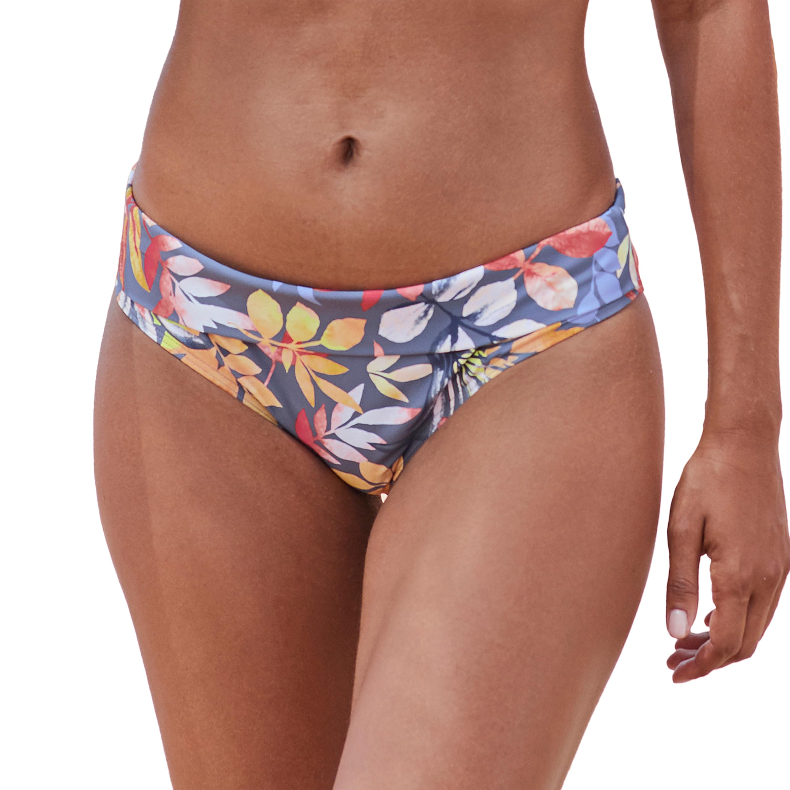 LASCANA Women's Fold Over Classic Bikini Bottom