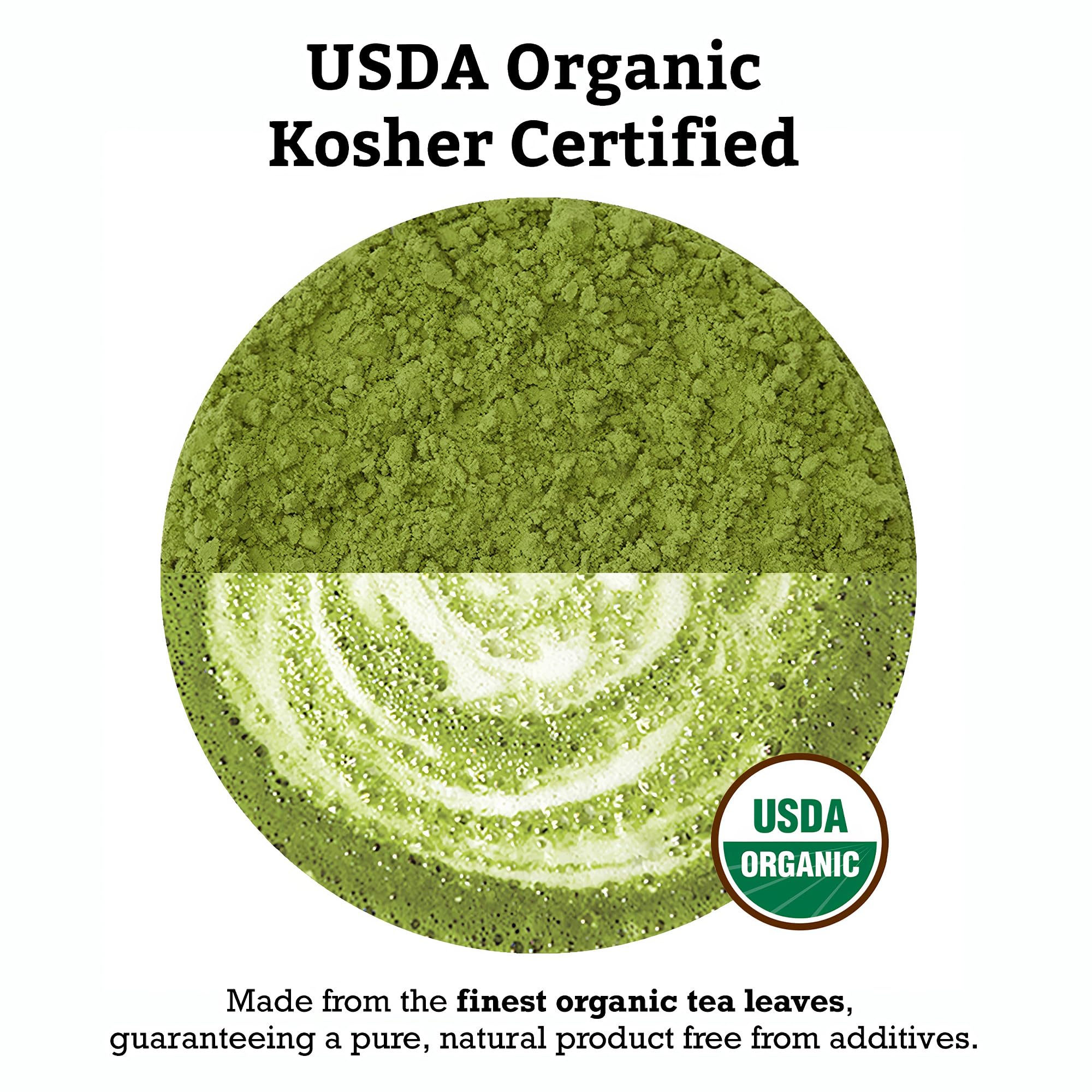 SUGIMOTO TEA Japanese Organic Matcha Latte Blend Mix 4 23 oz 120 g Sweetened Green Tea Matcha Latte — view 3