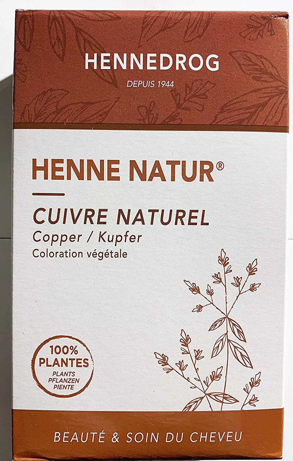 Henna Copper Brown Henna Hair Dye Powder (10 Pack)
