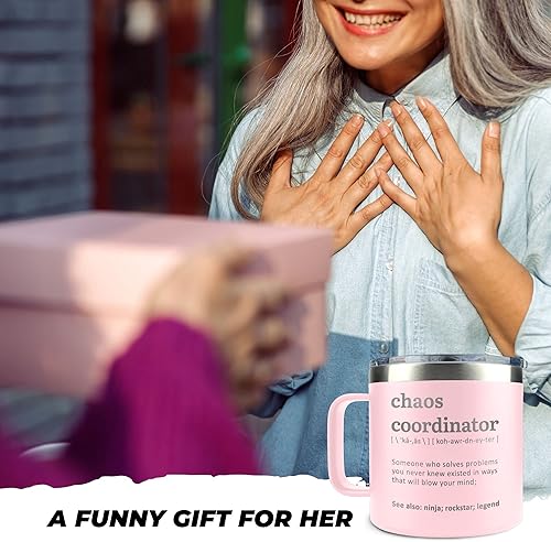 Miniatura 3 de Regalos para mujeres  Regalos de dama jefa para mujeres, ella, compañera de trabajo, gerente, profesora, jefa  Regalos de coordinadora del caos,