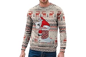 Ugly Christmas Sweaters for Men - Hilarious Holiday Sweatshirts