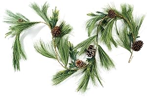 CraftMore Long Needle Pine Garland 6'