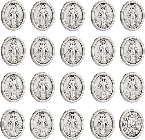 Miniatura 1 de Exorcismo San Benito de Nursia/Medalla de Nuestra Señora/Cruz de Jesús Cuentas sueltas para bricolaje, Rosario, collar, pulsera, coronilla de