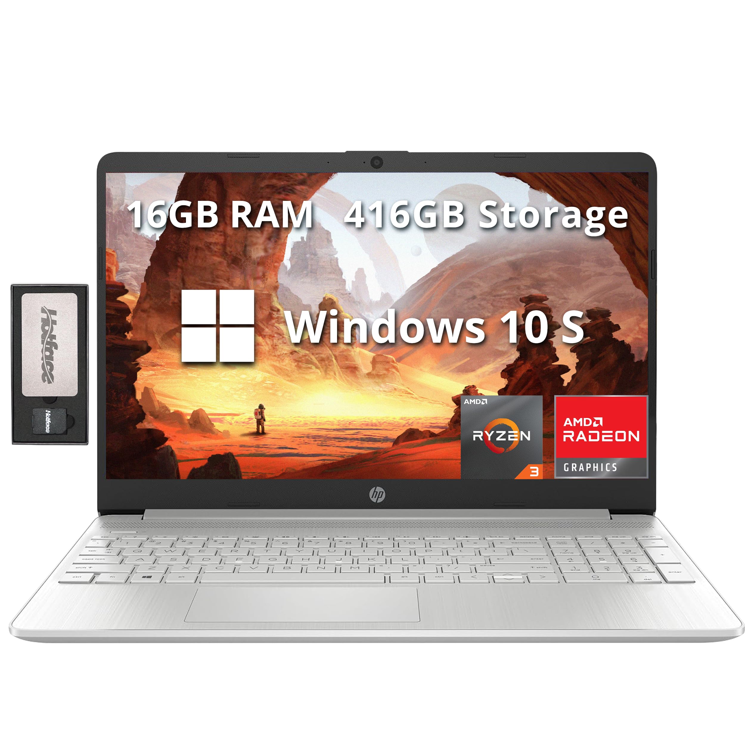 HP ノートPC Ryzen 3 ホワイト HP New Thin 15.6