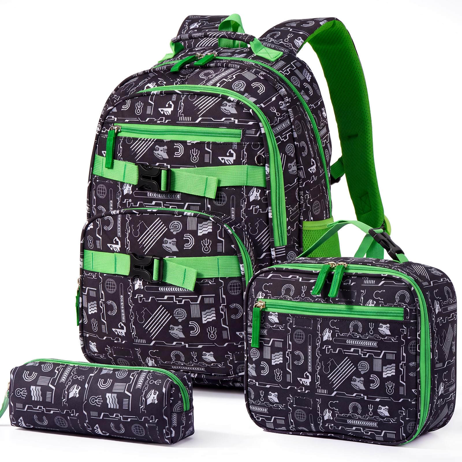 Amythe 3 Piezas mochila escolar niño a partir de 1ª-3ª clase para colegio