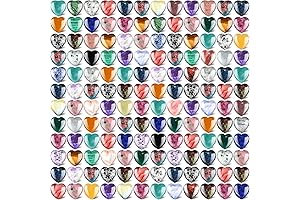 Nuenen Heart Shaped Crystal Stones