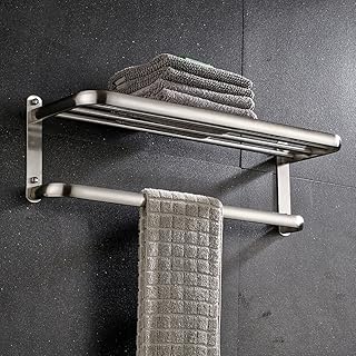 Towel Shelf Copper Bathroom Towel Racks Bathroom Double Bathroom Towel Racks Bathroom Racks Wall Mounted Bathroom Bathroom Towel Rack Stainless Steel Bathroom Towel Rack (Size : 434 cm)