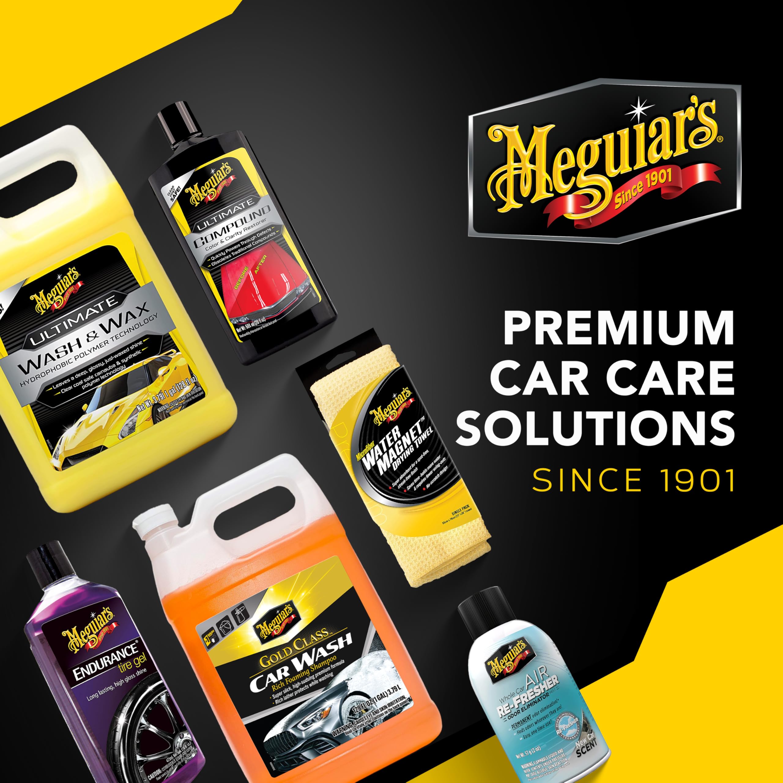 Meguiar's G16402 New Car Air Re-Fresher - Eliminador de olores aroma a coche nuevo, 57 g