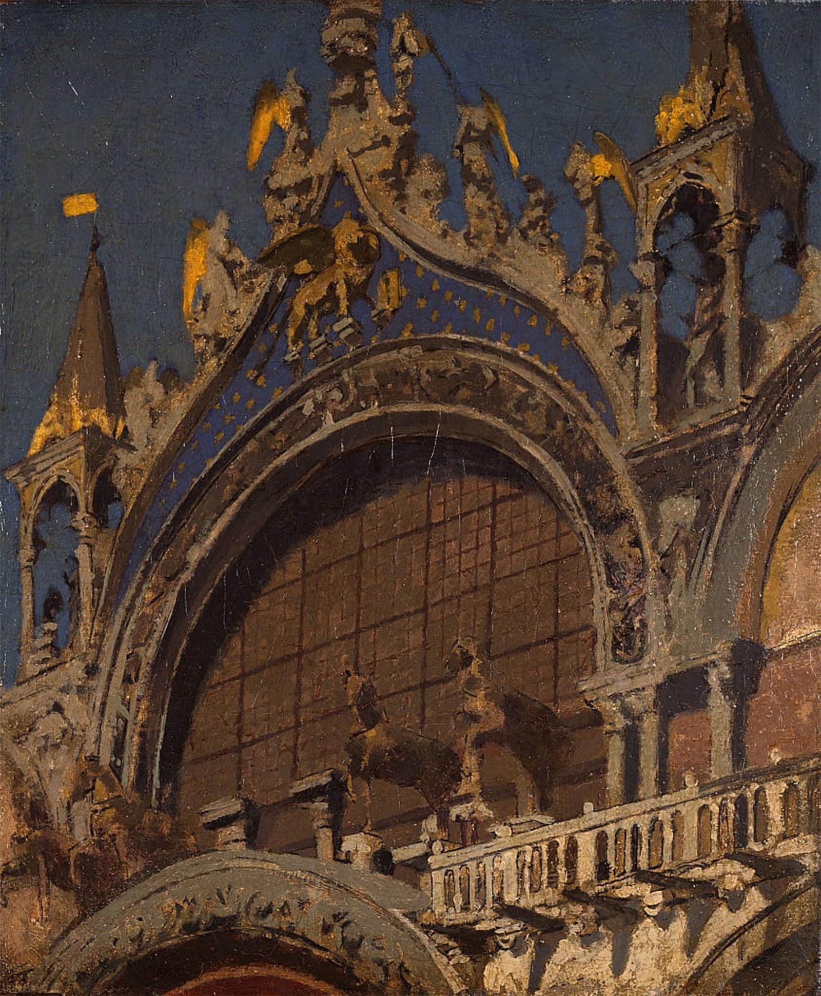 ARTXLXXBN Famous Painting Canvas Artwork Graffiti Print the Horses of St Mark's Venice by Walter Richard Sickert Portrait Canvas Image for Home Decor 60x90cm