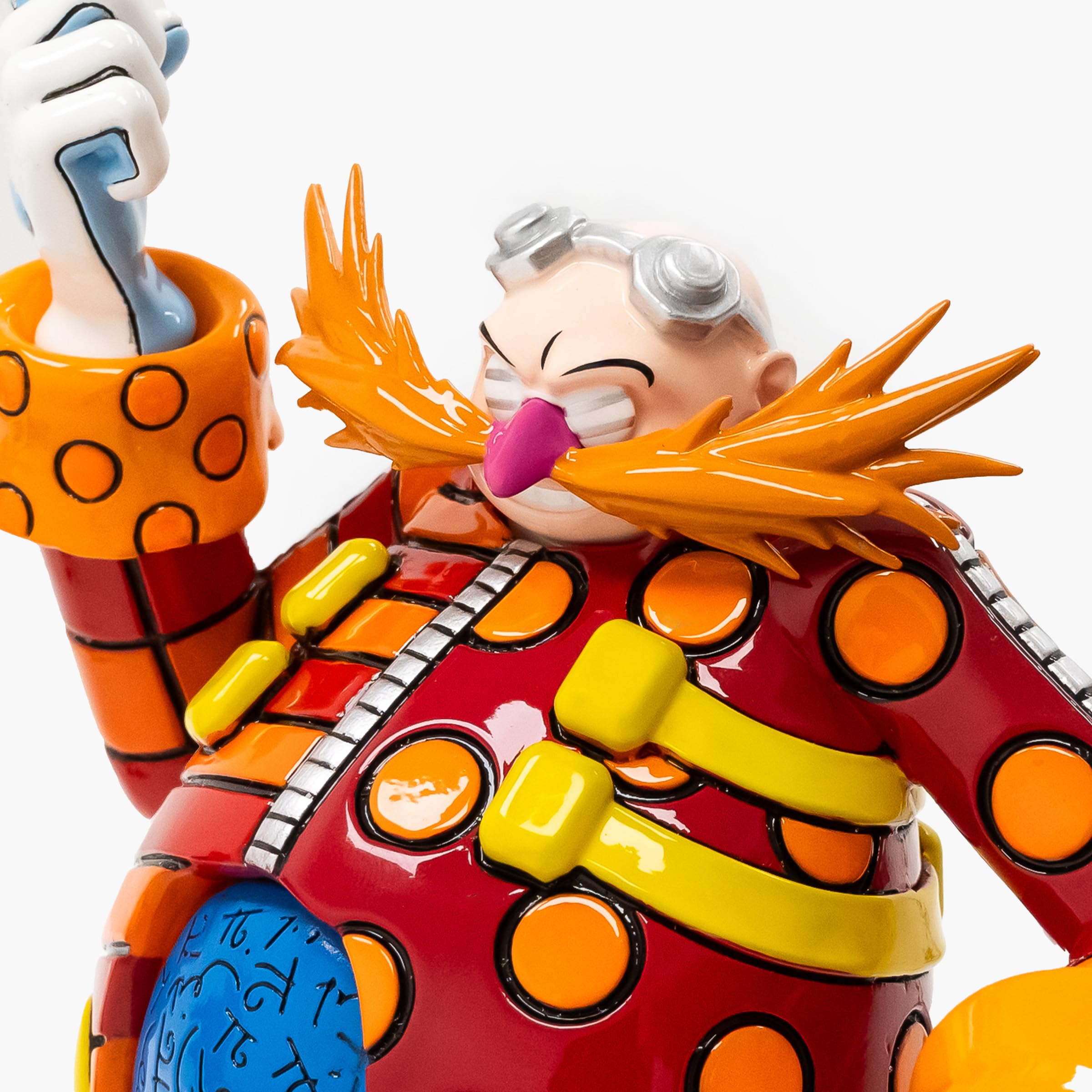 Britto SEGA, Figuras de edición limitada | Figuritas coleccionables con licencia oficial de Sonic The Hedgehog (Dr. Eggman (multicolor))