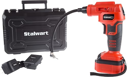 Compresor de aire automático con batería de litio de 20 V, inflador de neumáticos inalámbrico para automóvil, bicicleta, equipo deportivo y más