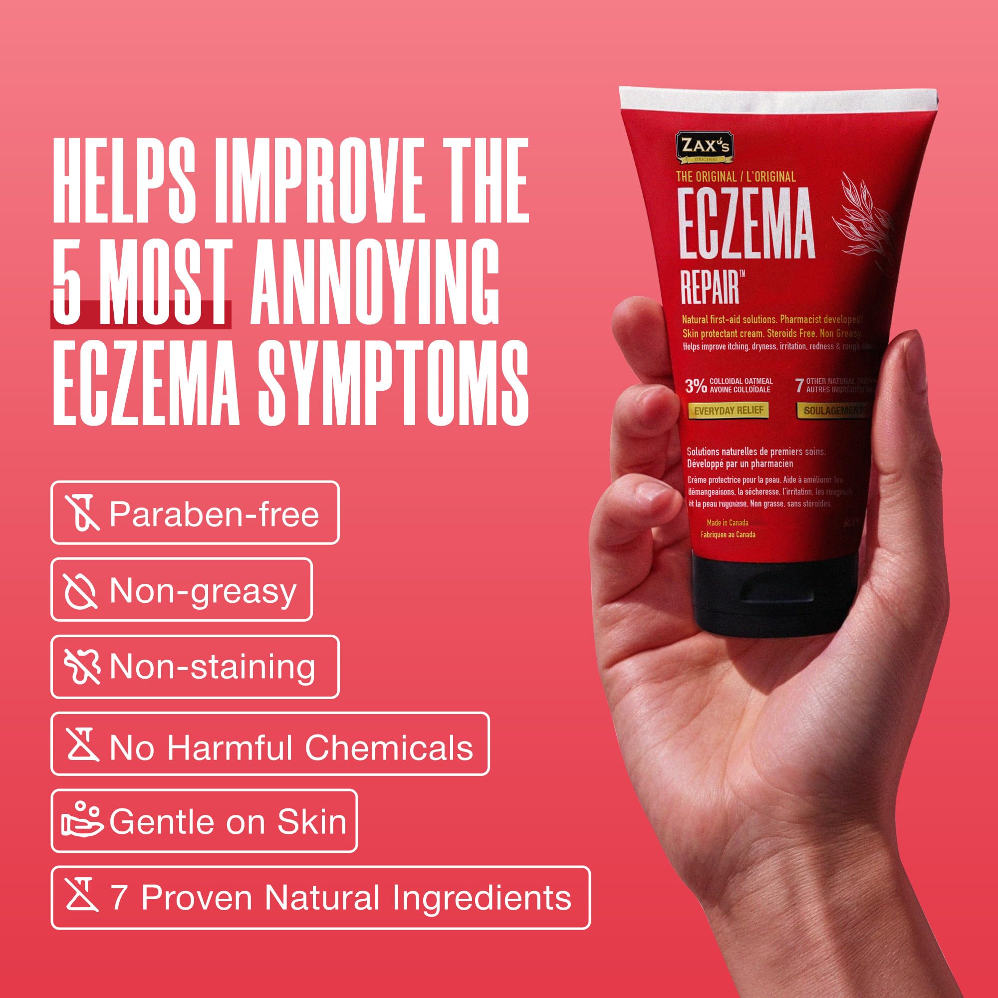 Amazon.com: Zax's Original Eczema Repair Cream - Skin Eczema Cream