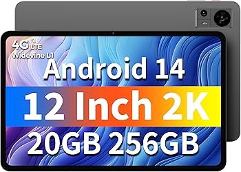 TECLAST Tablet 12 inch Android 14 Tablets, T60 with 256GB Storage TECLAST Tablet 12 inch Android 14 Tablets, T60 with 256GB Storage