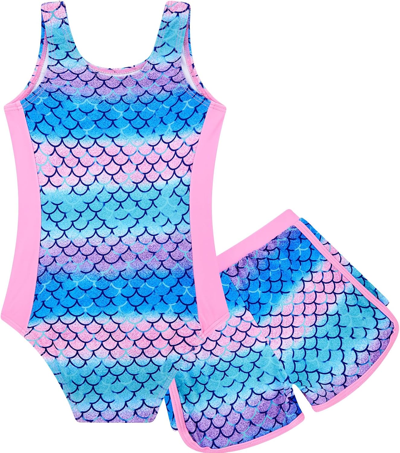 TUONROAD Toddler Girls One Piece Swimsuit Bathing Suit with Short for 3-9