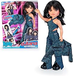 Nancy Aitana Alphahouse, Muñeca como la Cantante, Melena Oscura con Corte a Capas, Conjunto Diseñado por JC Pajares, Hoja de Tatuajes de Aitana, Certificado de Autenticidad, 3+ años, Famosa (NAC85000)