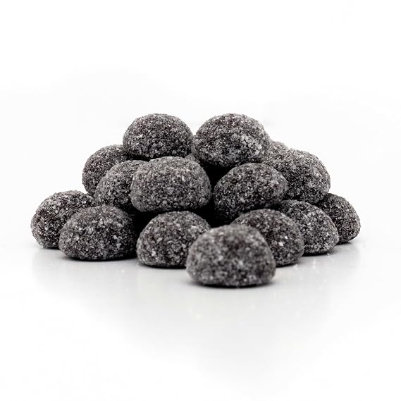 SOUR PATCH KIDS Strikers Black Raspberry Soft & Chewy Gummy Candy, Share Size, 10.22 oz