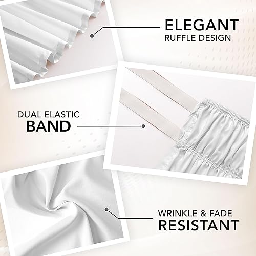 Miniatura 6 de Utopia Bedding - Falda elástica con volantes para cama