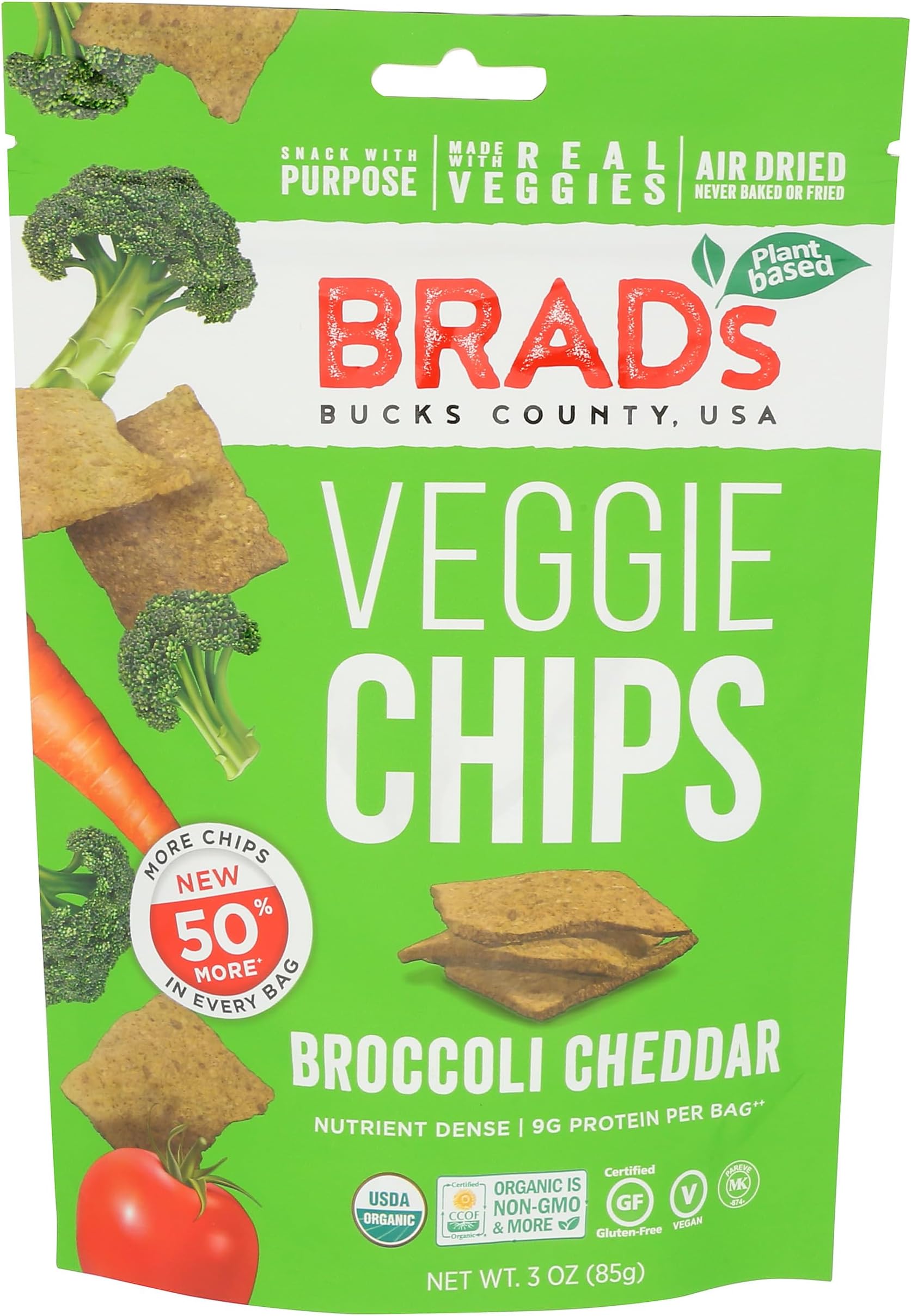 Veggie Chips Broccoli Cheddar