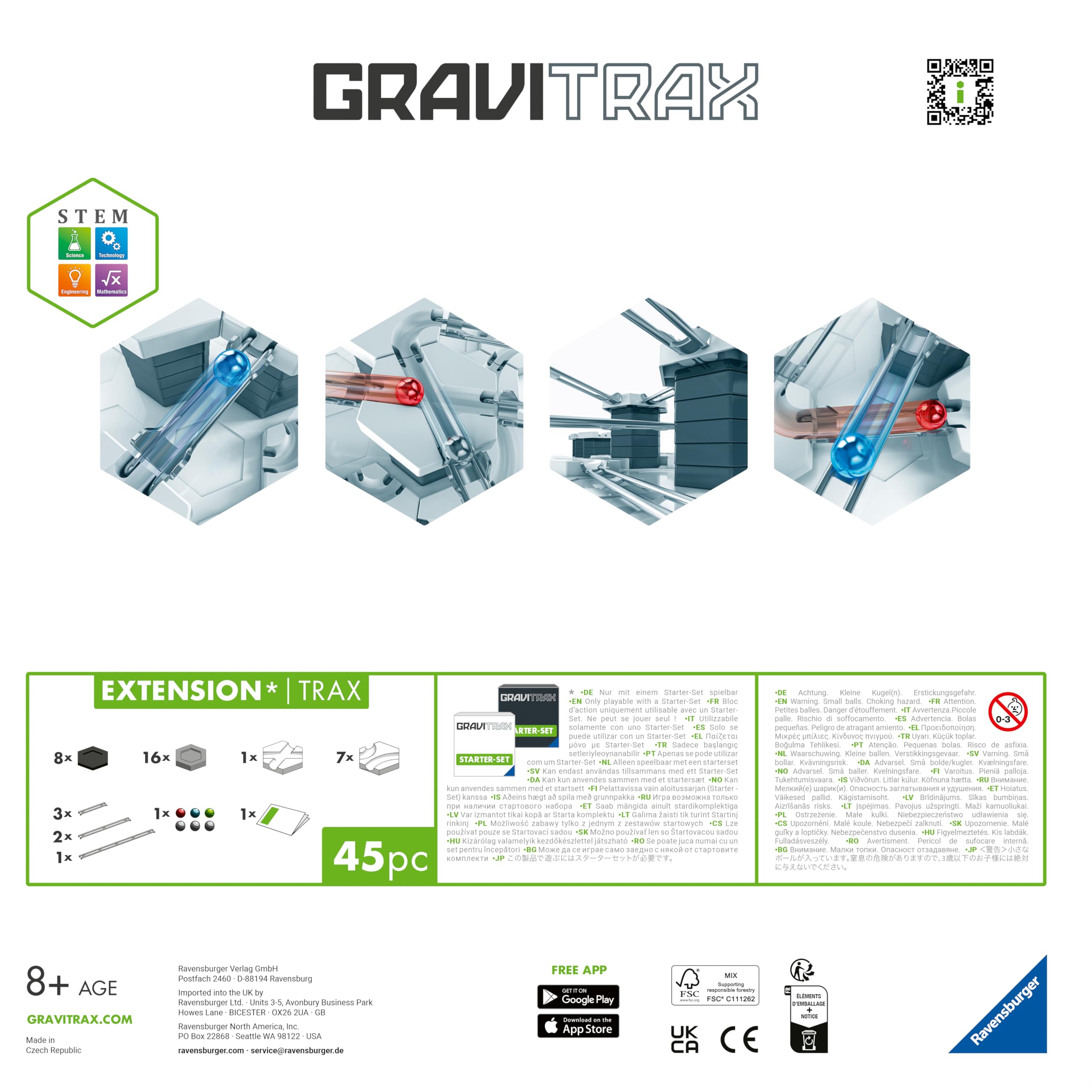 Ravensburger Gravitrax Zestaw Uzupełniający Tory