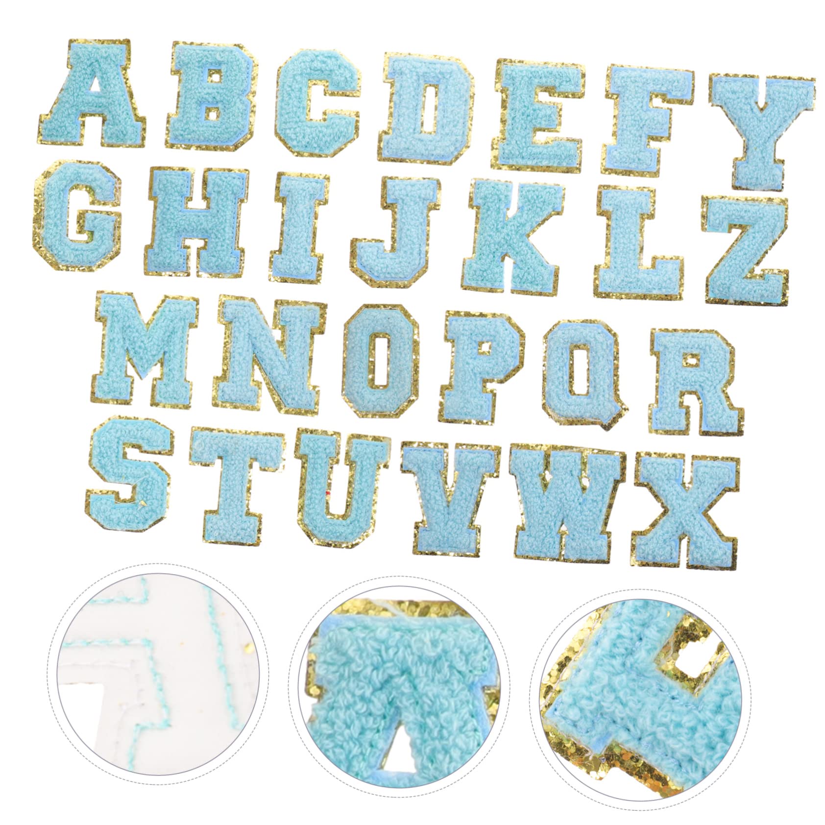 SHINEOFI 130piezas Parches Decorativos Bordados Para Ropa Parches De Costura Para Reparar y Embellecer Chaquetas Shirts Pantalones y Accesorios Diseño De Letras