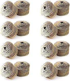 Coil Siding Nails 2-1/2" x .112 15 Degree Full Round Head Ring Shank Galvanized Siding Nails, 3600 Count, Wire Collated Coil for Siding/Framing Nail Gun