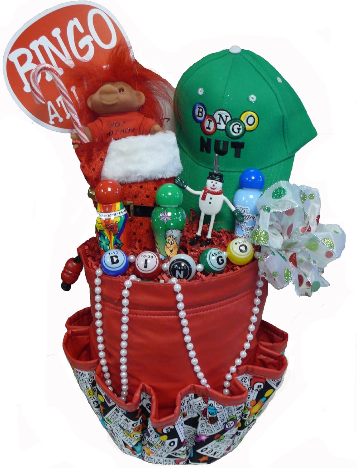 Christmas Bingo Gift Basket 12 Toys & Games