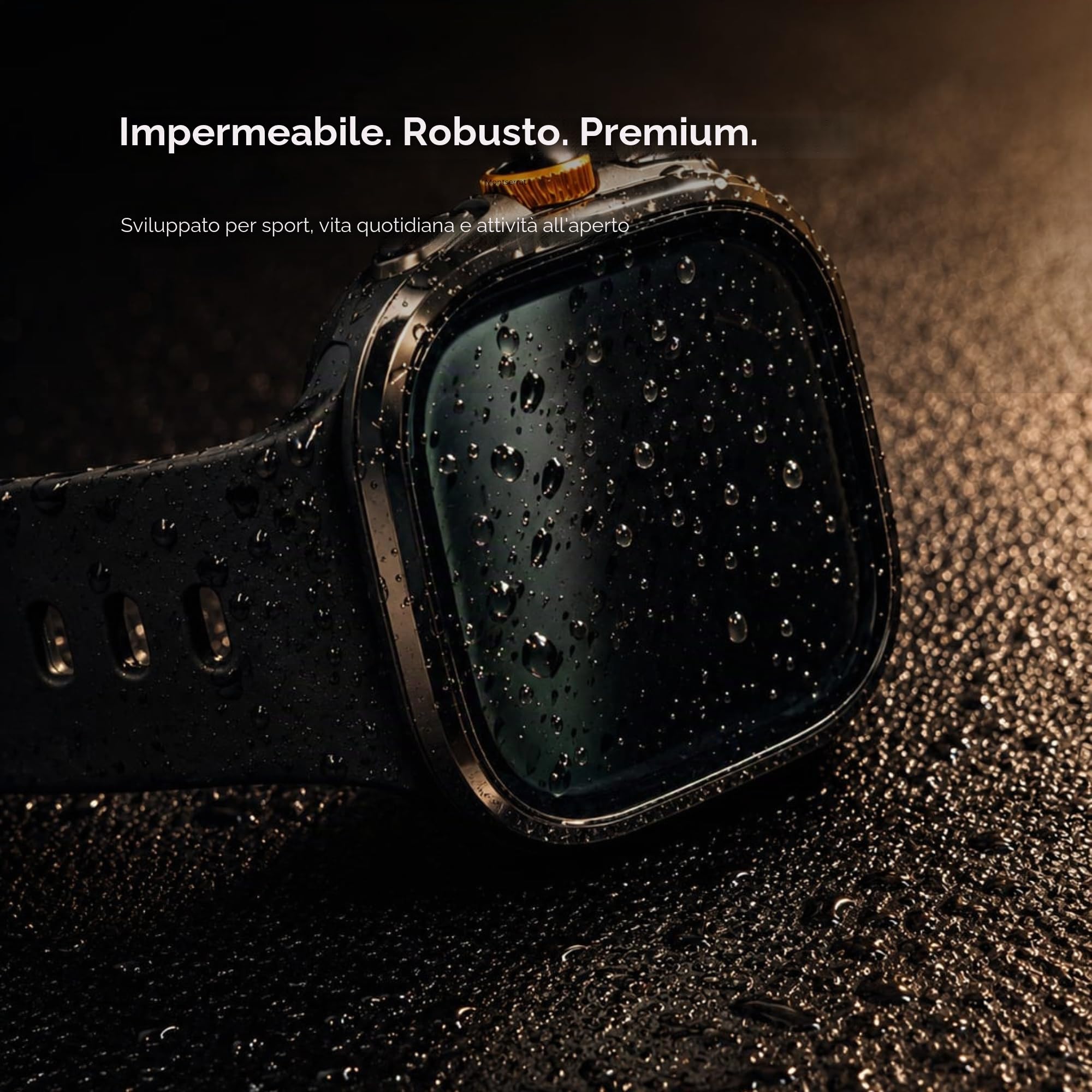 Premiums - Smartwatch Android da uomo e donna con SIM 4G, AMOLED Smart Watch con Play Store, Google Maps, fotocamera, GPS, Wi-Fi, chiamate Bluetooth, impermeabile, batteria da 1100 mAh, nero